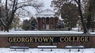Snow at Georgetown College