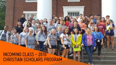 Some members of the 2018 Christian Scholars Program class