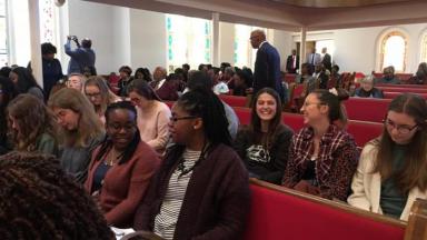 Students at Worship in Alabama