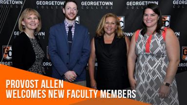 Provost welcomes new faculty members
